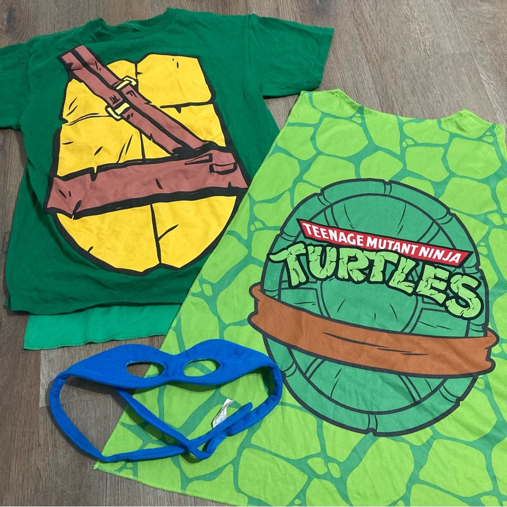 Sz 14/16 Leonardo Teenage Mutant Ninja Turtles Green Costume Set